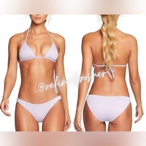 Vitamin A Lucina EcoLux Full Coverage Bottoms Iced Purple NWT sizes 4/XS & 6/S